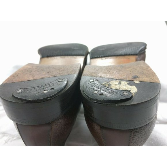 Johnston Murphy Domani Brown Italian Leather 7 M - Picture 6 of 11